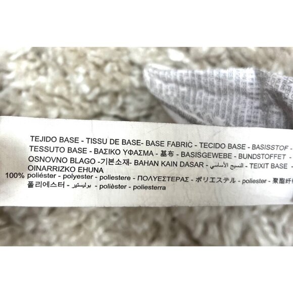 Zara Faux Womens Faux Leather Shiny Baggy Pants size Large‎ Black - Picture 8 of 10